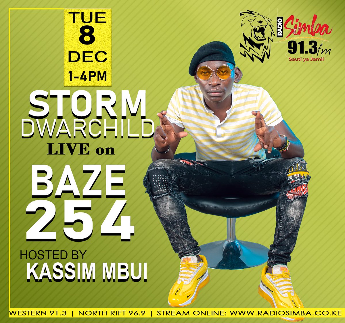 We will be live on @radioSimbafm from 1-4pm today na @Mbuikassim
Let's talk music. 🤞✌
Keep it Simba Radio. #Baze254
Western 91.3 | North Rift 96.9.
Stream online:
radiosimba.co.ke
#popo #musicvideo 👇
youtu.be/-JnTnQk64eE