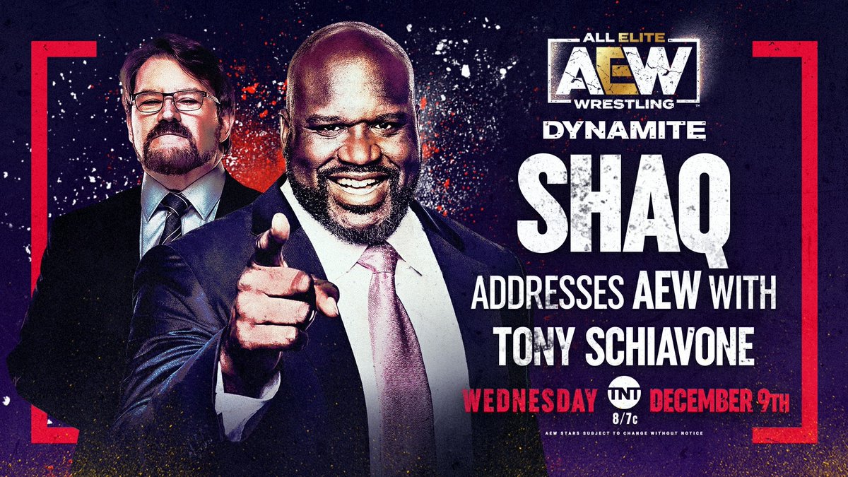 Shaquille O’Neal Announced For Dynamite Shaquille O’Neal Announced For Dynamite