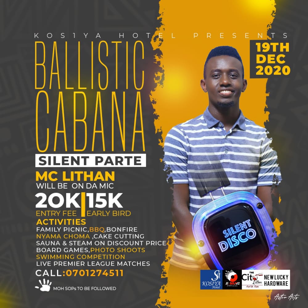 19th Dec 2020 it's gonna be 🔥 🔥 with ur buoy @LithanXtrim in #SilentDisco @KosiyaHotel be there