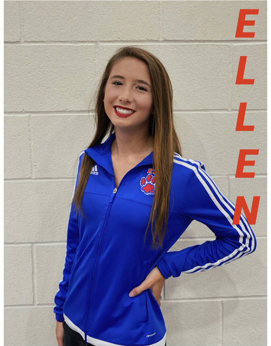This weeks cheerleader of the week is Ellen Callane. Ellen is the daughter to Jon and Liz Callane. She is in 9th grade and has been cheering for 3 years! Ellen’s favorite color is blue and her favorite candy is Starburst.❤️