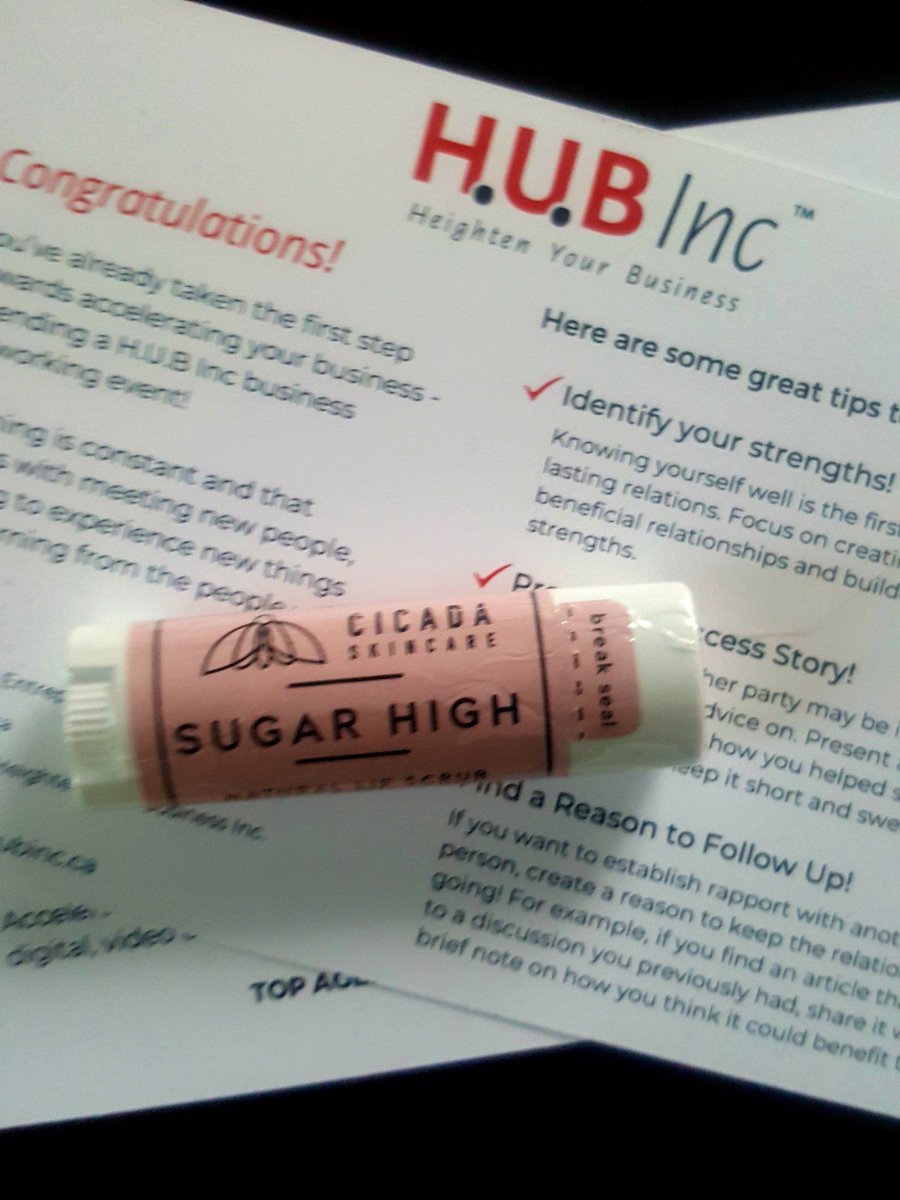 letmemoveyou's tweet photo. I love my SUGAR HIGH natural lip scrub by CICADA skincare! Cicada's mission is for customers to enjoy their skincare experience. It's more than good hygiene - t's your time to unwind, let go, and fully renew. @HUB_Inc #HUBPowerBox #HUBPowerSponsor
#WomenInBusiness https://t.co/h2HV2znAGf