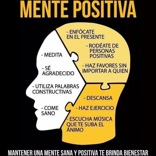 Hoy mente positiva.Disfruta el aquí y ahora #FelizInicioDeSemana