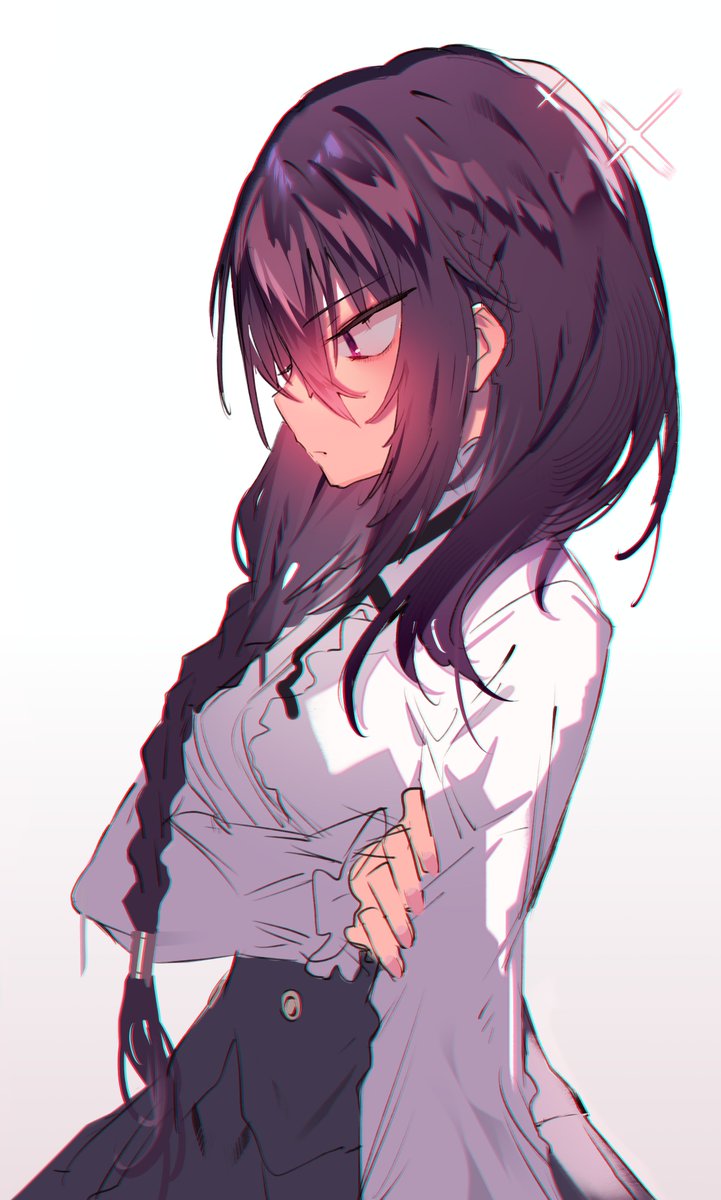 「女の横顔が好き 」|忘画のイラスト