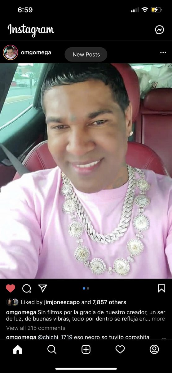 pzworldpeace's tweet image. JIM JONES LIKING OMEGA EL FUERTES IG PIC #2020HIPHOP