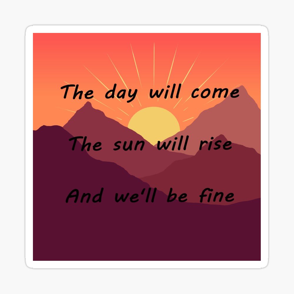 Those who know me well know I am in love with anything related to <a href="/theavettbros/">The Avett Brothers</a> So for my #MotivationalMonday quote I am choosing one of theirs that continues to get me through each day...especially the rough ones! If you need a pick me up, give them a listen <a href="/HortonsCreekES/">Hortons Creek ES</a>