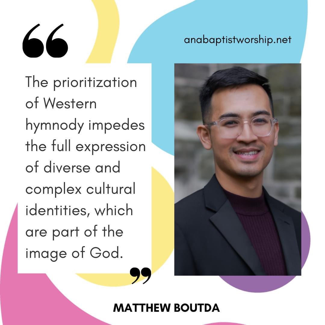 New blog post on the importance of singing non-Western songs in worship: anabaptistworship.net/2020/12/engagi…