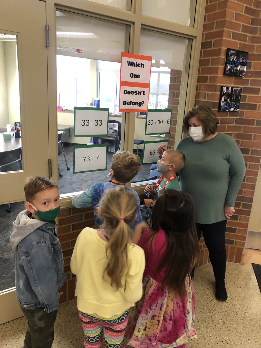 mtaylor422's tweet image. Love seeing students checking out the latest Which One Doesn’t Belong! #wodb #cbcsd #cvpyp