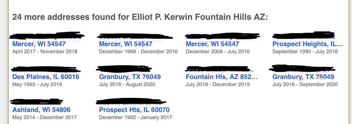 Timeline and locations of  #ElliotKerwin