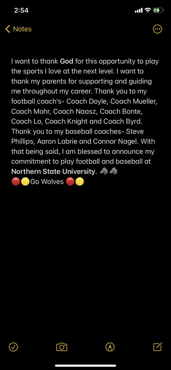 PaytonHughes6_'s tweet image. 🔴🟡COMMITTED🔴🟡
@CoachLars58 @NSUCoachSchmidt @DKirkwoodNSU @CoachSchlichte @jakeiery42 @DeanBerry1 @sam_krapf17 

ALL GLORY TO GOD