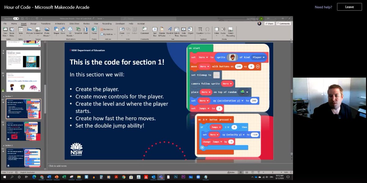 #HourOfCode was huge success! We had over 185 entire classes, thousands of students, from around the state, register for a great session on how to code with <a href="/MSMakeCode/">Microsoft MakeCode</a>! Thanks to <a href="/JarrodBourke/">Jarrod Bourke</a>, <a href="/geoffchildsdec/">Geoff Childs</a> &amp; <a href="/MicrosoftTeams/">Microsoft Teams</a> for powering our session! @MSAUedu <a href="/greentree_mark/">Mark Greentree</a>