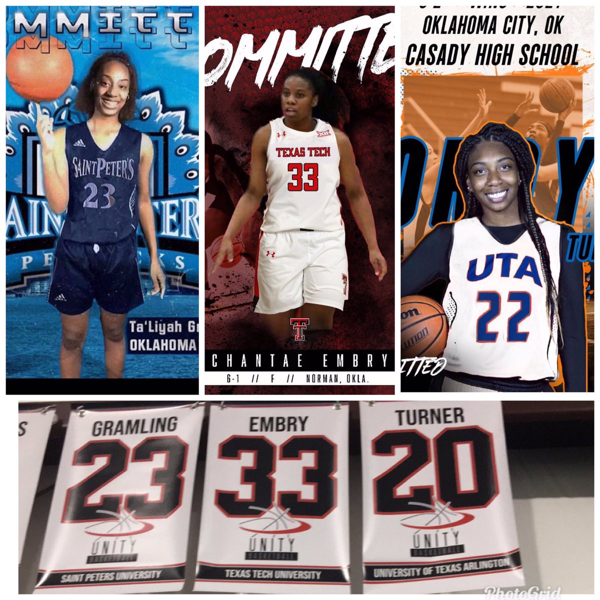 Ajhawkinsbasket's tweet photo. 3 more Jerseys went up in the Facility Leah Turner-Gramling Regina Roberts Rhonda Embry #Unityforlife #hardwork#easywork https://t.co/4mbQuIYitn