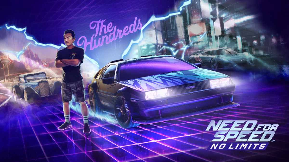 Need For Speed No Limits We Re Looking Back Moving Forward As Bobbyhundreds The Co Founder Of La Streetwear Brand Thehundreds Arrives In Blackridge Along With The Iconic Delorean Dmc 12 Relive