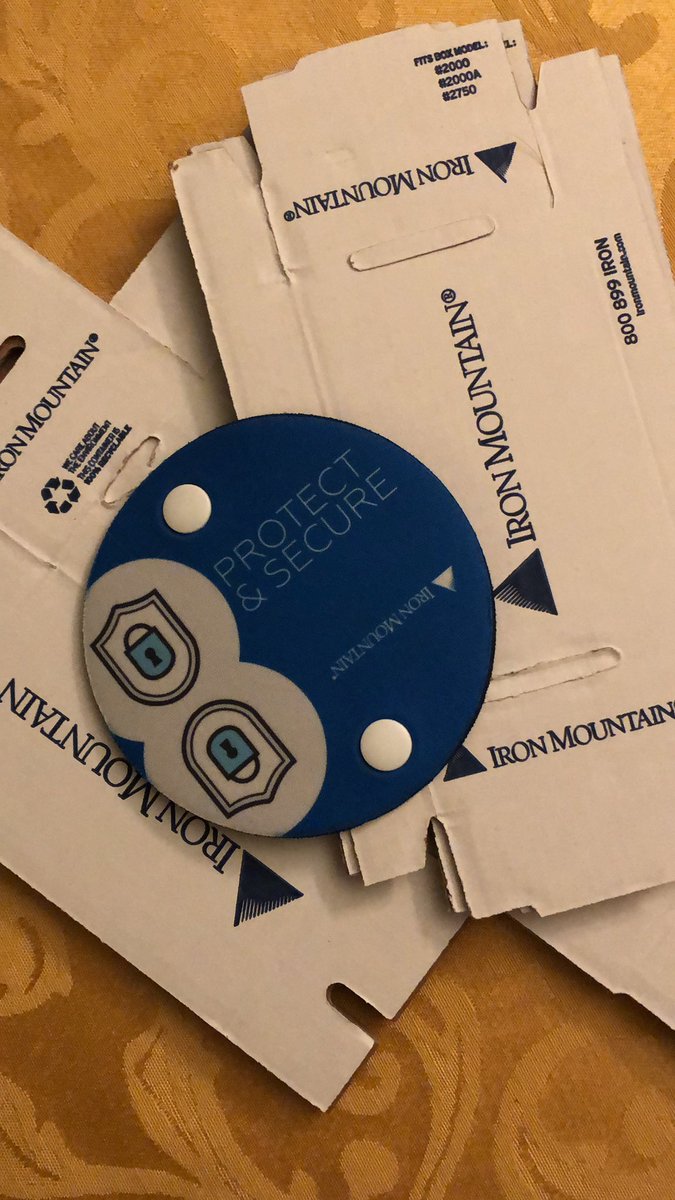MindyWilmot's tweet photo. I love that I’m still getting swag from @ALAConferences #ALAVirtual20 Thank you @IronMountain https://t.co/3gM6Kn7TKY