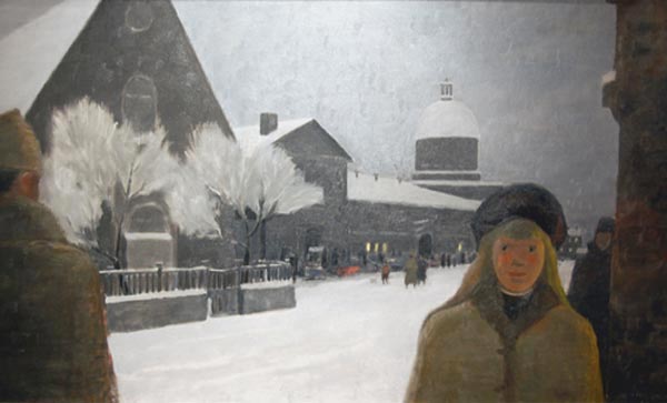 #Hommage. #encejour #onthisday #Décès du peintre Jean-Paul #LEMIEUX le 7 décembre 1990.
🎨 Jean-Paul LEMIEUX, Montréal il y a longtemps (1966), 31" x 51 1/2", Huile sur toile, Vendue
galerievalentin.com/art-du-canada/…
#jeanpaullemieux #galerievalentinmtl #canadianpainting #canadianart