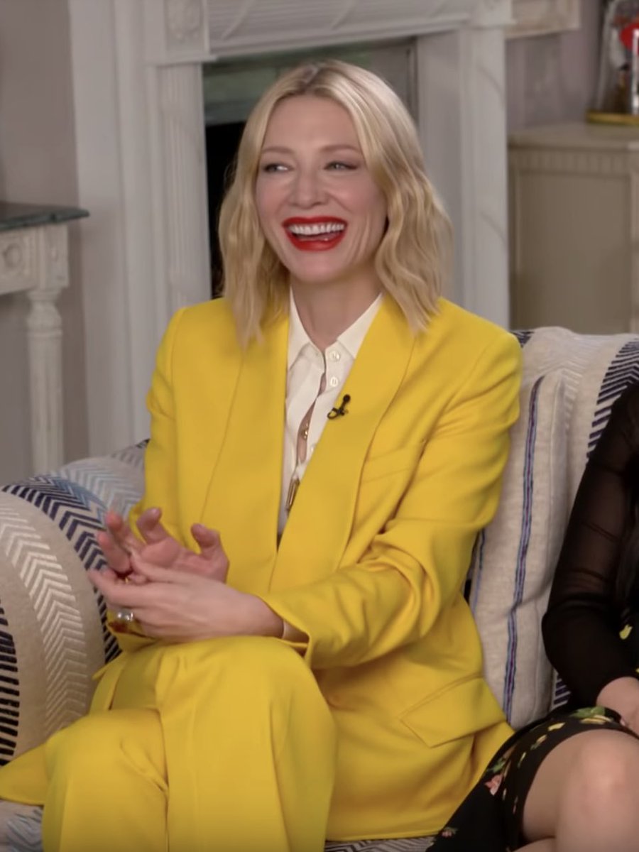 cate blanchett as microphones : a thread