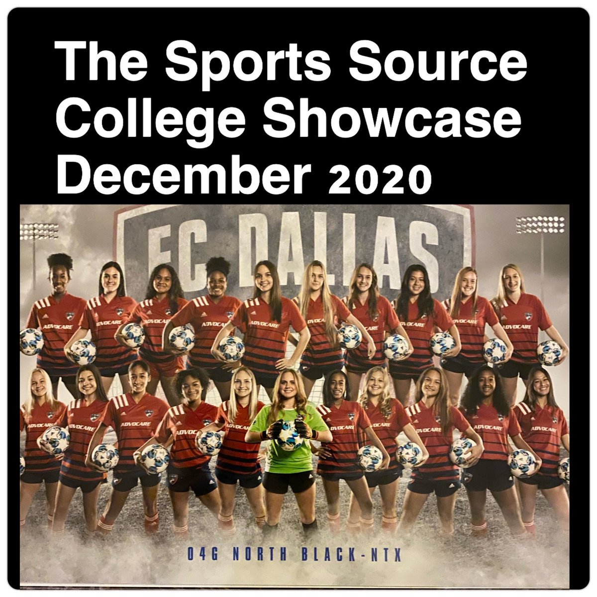 FCDNorthBlack's tweet photo. Thankyou @TSSCollegeBound for the great experience to Showcase our talent! @FCDNorthBlack @arieslollar @TopDrawerSoccer https://t.co/Bm95XUZsKJ