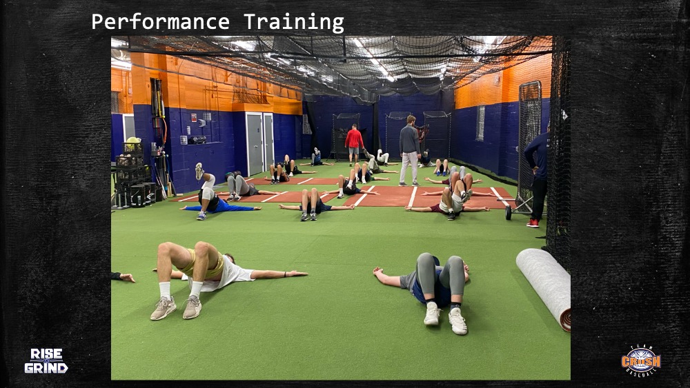 Team Crush Baseball Winter Training Performance Week 1