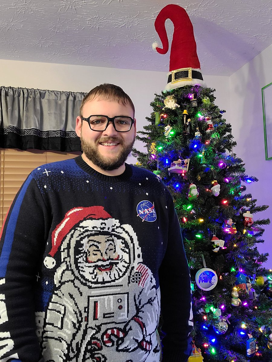 Coty Hill (@hill_coty) on Twitter photo Feeling festive for ugly sweater day! <a href="/JCDreamTeam/">Johnson City Call Center</a> #proud2bYoung #HolidaySeason #nasa Feeling festive for ugly sweater day! <a href="/JCDreamTeam/">Johnson City Call Center</a> #proud2bYoung #HolidaySeason #nasa