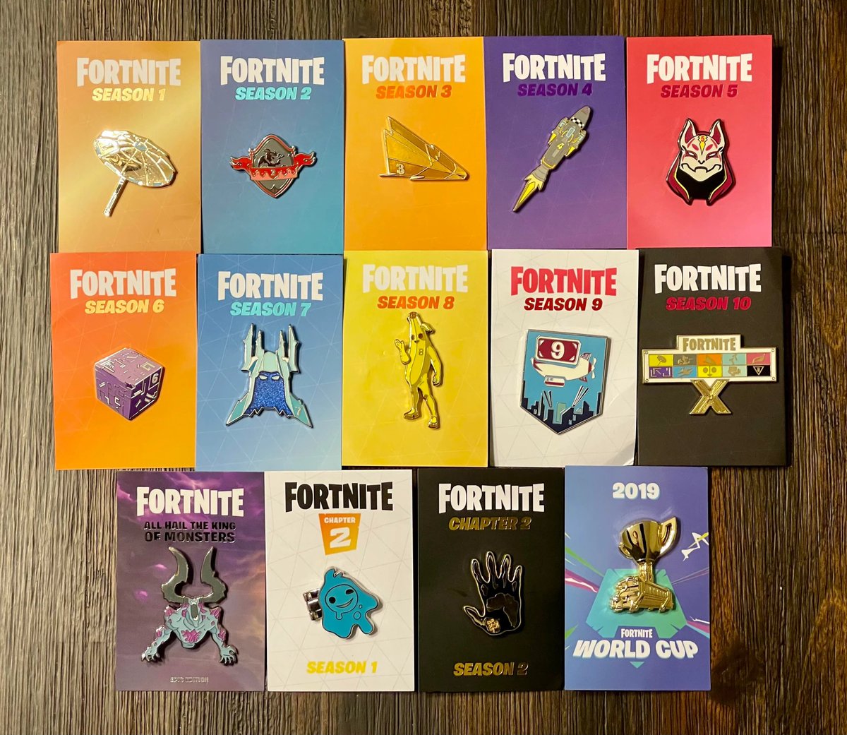 Epic Games Store - Fortnite - Employee Exclusive Pin Set - Rare