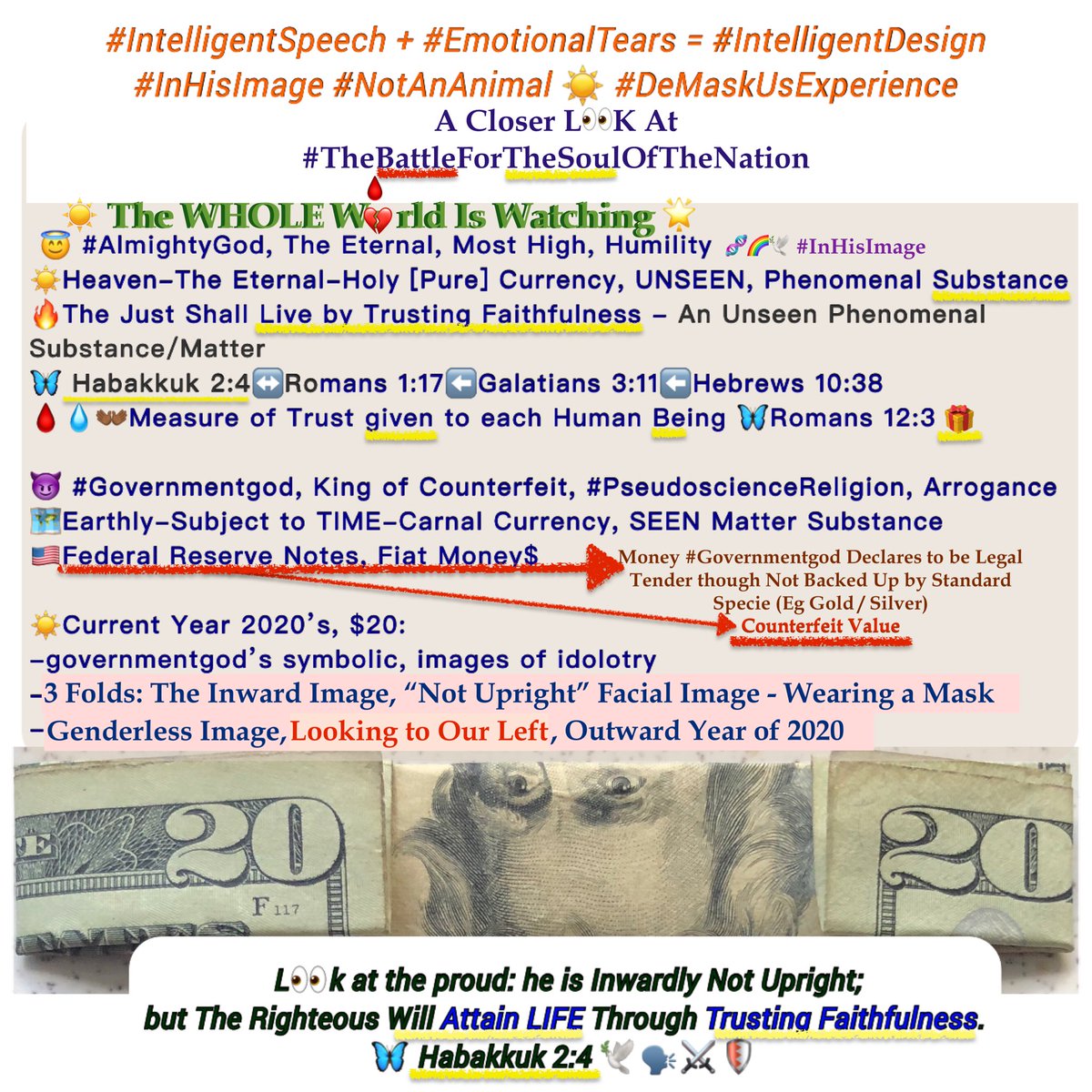 OpenOurEyesYHVH's tweet photo. @GenFlynn @LatinosMaga2020 @WomenforTrump @vawomentrump @flynn_neill @JosephJFlynn1 @tracybeanz @SidneyPowell1 @CarissaKeshel @USSupremeCourt COVID, USED TO TAKE DOWN THE AMERICAN PEOPLE
#BattleForTheSoulOfTheNation
#BUTGOD #ALMIGHTYGOD #HumanBeings #InHisImage π
>
#KingOfCounterfeit #PseudoScienceReligion #Bullies
#KingJesus π§¬ππππΎ
#CovenantKeeper
#StarOfBethlehem
#DeMaskUsExperience
#ItsGoingToBeBiblical \0/ https://t.co/EvOOWSu5aE