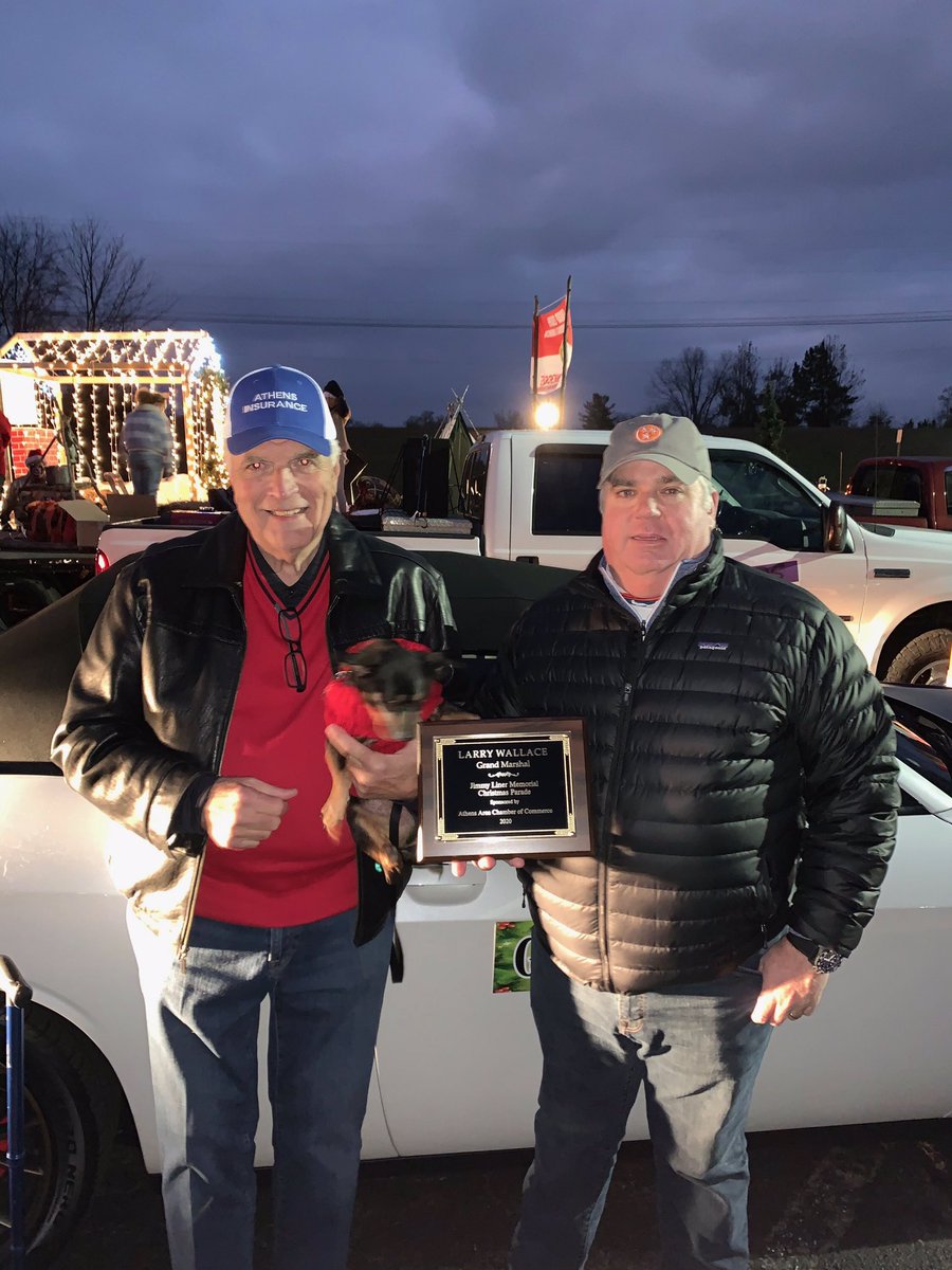 Our very own Larry Wallace was the Grand Marshal of the Athens Christmas Parade!
