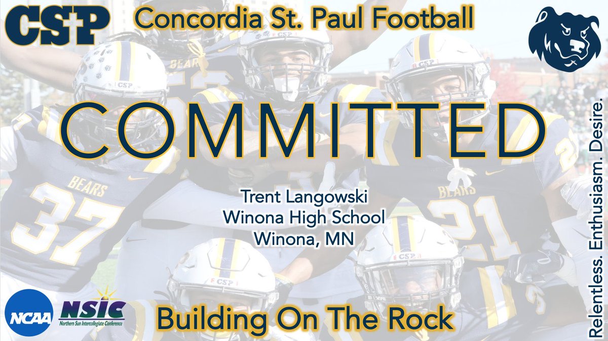 trentlangowski4's tweet photo. COMMITTED!! @CoachCurrierCSP @_Coach_Stern_ @JakeMunkwitz https://t.co/A8rYZS3XpQ