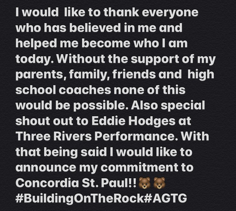 COMMITTED!! @CoachCurrierCSP <a href="/_Coach_Stern_/">Craig Stern</a> <a href="/JakeMunkwitz/">Jake Munkwitz</a>