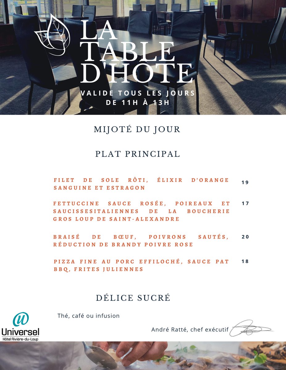 #universelrdl #diner #RencontresClients