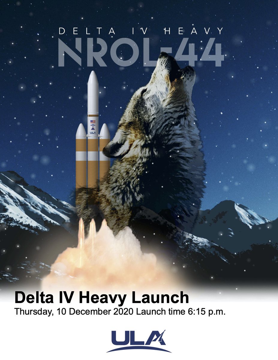 In need of Thursday night plans? Join us on Thursday, December 10th at 6:15 p.m. to see the ULA Delta IV Heavy NROL-44 blast off from Cape Canaveral.