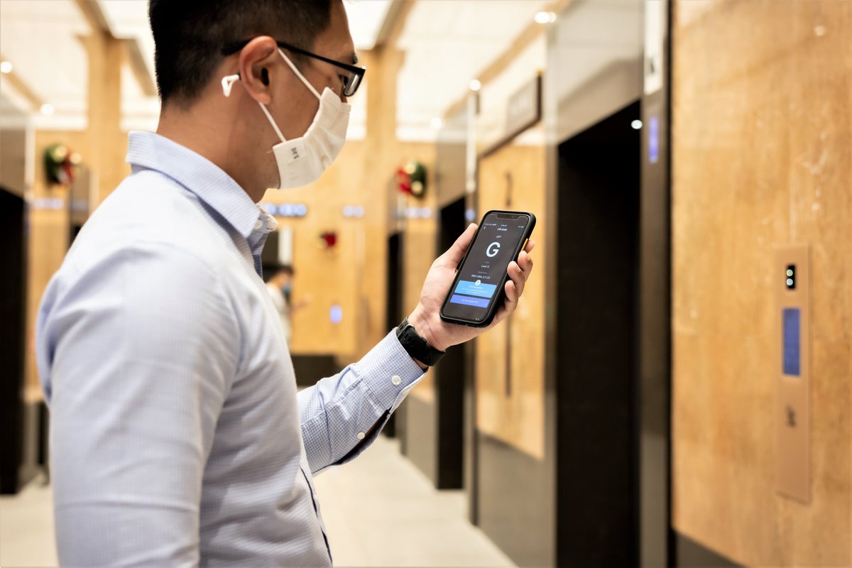 CityDevLtd's tweet image. #NEWS: We’re proud to launch the first-of-its-kind contactless lift eCall solution at Republic Plaza using our proprietary smart building app, CityNexus, and in collaboration with @OtisElevatorCo. Find out more about this innovation: bit.ly/CDLeCall