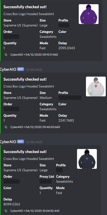 Everywherekickz's tweet photo. More success...
@cyberaiosuccess 
@BartProxies 
@botkingsio https://t.co/t3kuk7LKQq