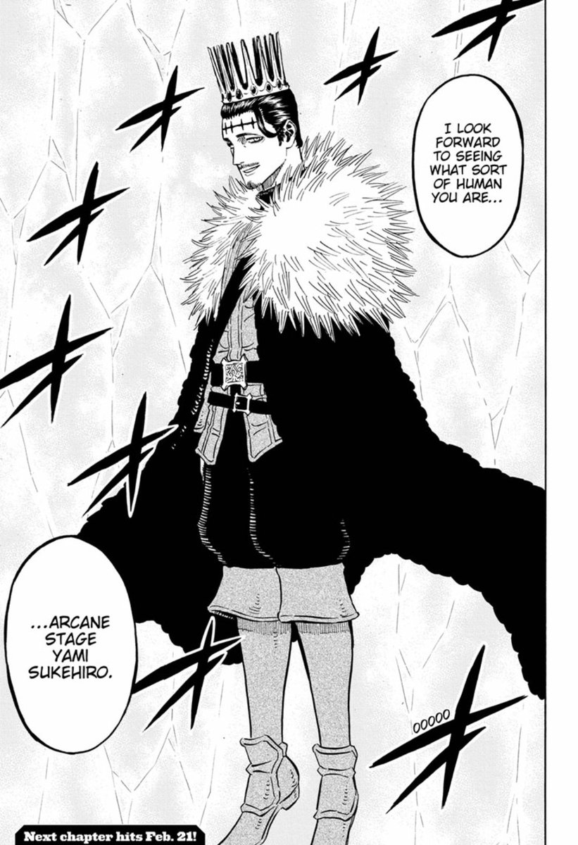 Dante at this point in his life has everything.He over threw a king & killed a king and now a leader of a whole country. He's ultimately looking for something or some to entertain him that's why he was eager to face Yami or trigger Asta to use more of his power