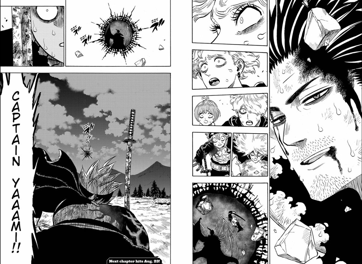 I know some people where disappointed that Dante was the only DT that lost but we wouldn't have this unique character motive if he just beat Asta and left. Yami being taken away acts as more as enough motivation for Asta and the BB to face the DT