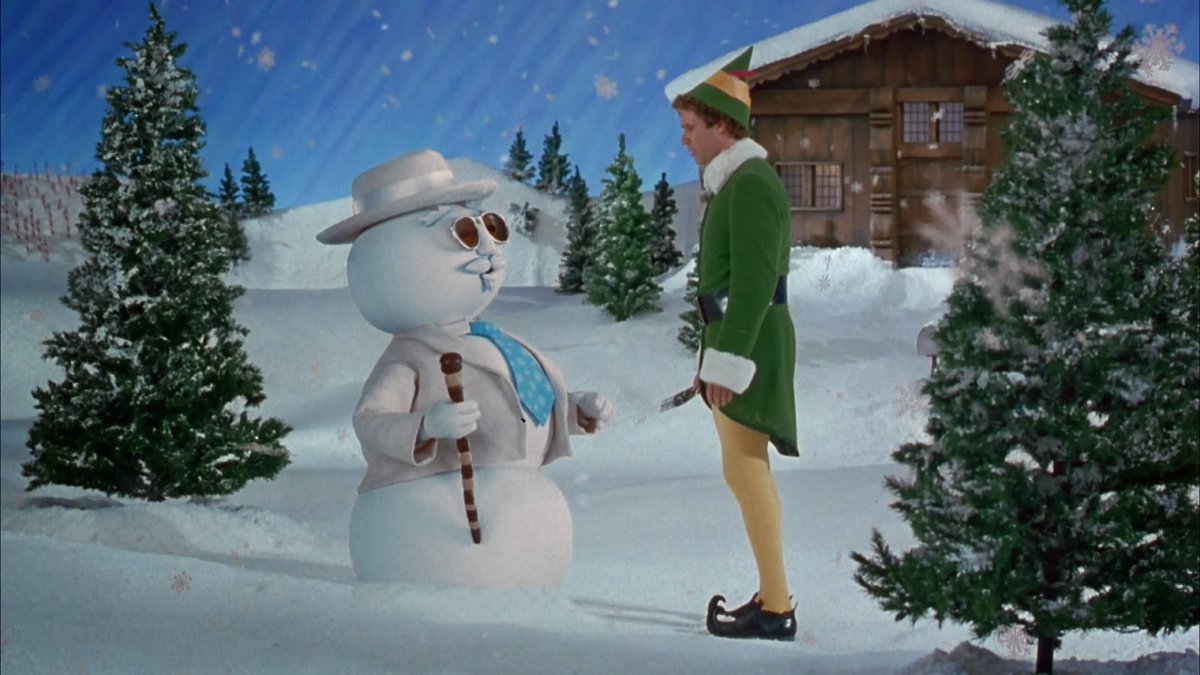 The production even secured permission for these references and was granted the privilege of using Rankin/Bass’s signature snowman.  #MFMovieMonday
