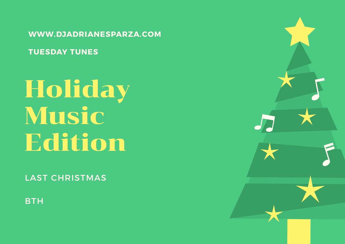 DjAdrianEsparza's tweet photo. #tuesdaytune on a #Monday? Just in time to kickoff the #Christmas party! #BTH put a unique spin on this #georgemichael classic. Enjoy!
#happinessproducer #crowdmover #eventdj #mobiledj #holidaymusic
https://t.co/57GAcc0t6L https://t.co/NQhp0IGmRi
