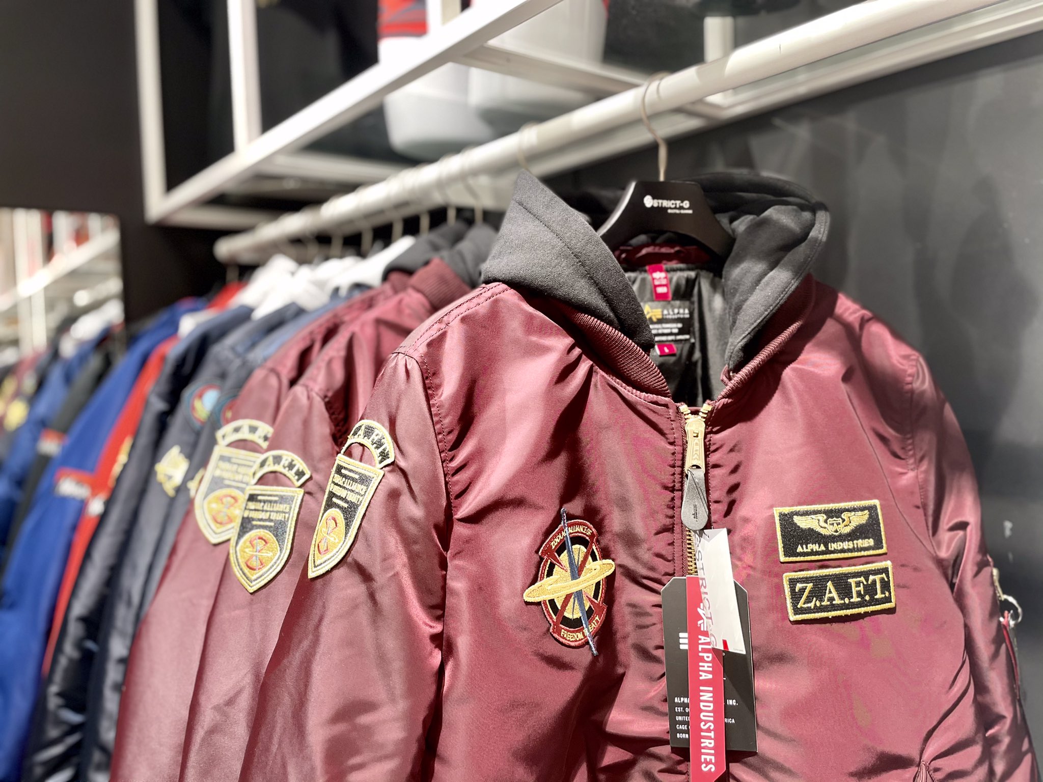 STRICT-G ALPHA LIGHT MA-1 NATUS キラ・ヤマト STRICT-G ALPHA LIGHT