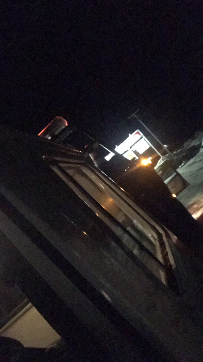 ((The one time my fiancé takes me with him on a towing job and the damn car he’s towing gets stuck in park... smh we’ve been here for an hour lol my life tho haha...))