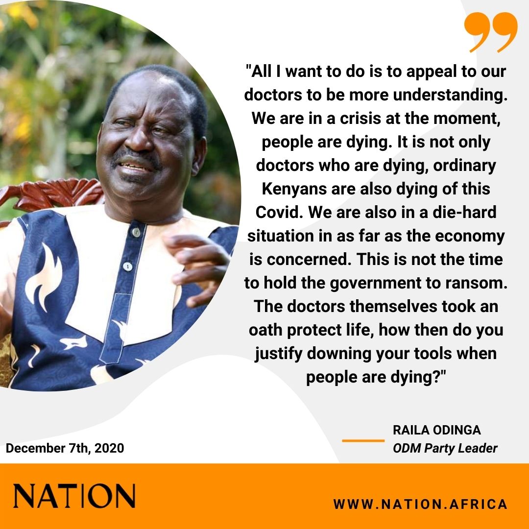 UPDATE: When your employer refuses to pay salaries and refuses to account for extra risk faced during a pandemic in the line of duty? *It's called a strike*.The employer of doctors went on strike first. Yet doctors are being asked to "understand" death.Math is not mathing.