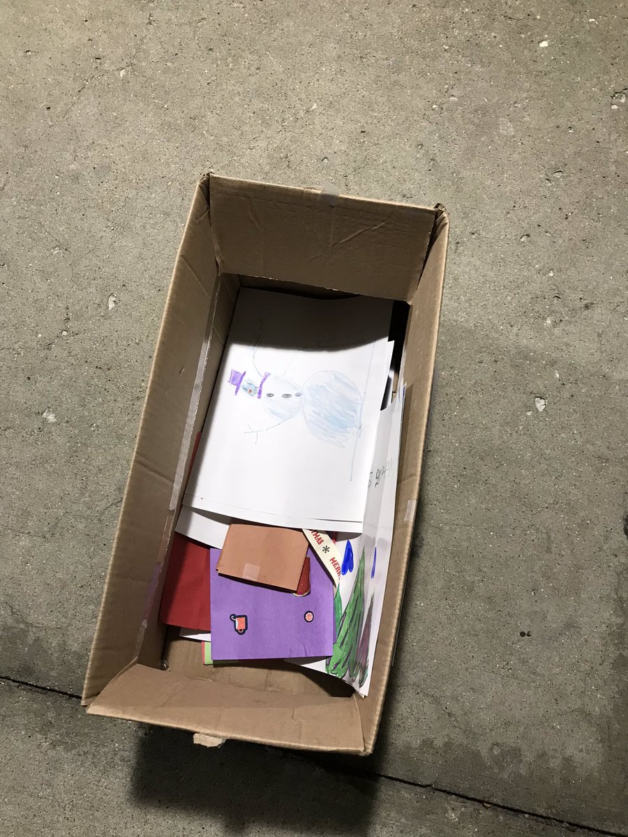 PICK UP &amp; GIVE BACK! Holmes Kindergarteners picked up new materials  today and gave back by donating food and necessities to the Oak Park Food Pantry and cards to a local nursing home! #oakpark97 #holmeshawks #weared97