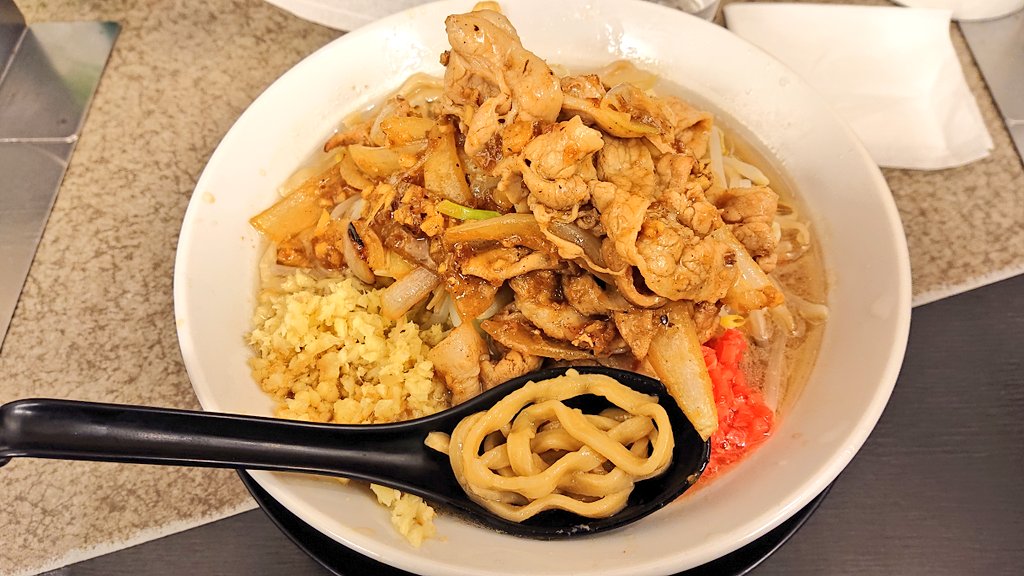 鷺ノ宮昴 野菜みそラーメン鬼首 鬼の日限定 しょがラー 0g 400g 950円 生姜 50円 コールベニショウガ 生姜好きのためのラーメンですね 重オペの炒め肉野菜が トッピングされているだけで 旨さ倍増です 生姜を楽しみたいなら生姜増しもアリです 大変 鷺ノ宮昴 野菜みそラーメン鬼首 鬼の日限定 しょがラー 0g 400g 950円 生姜 50円 コールベニショウガ 生姜好きのためのラーメンですね 重オペの炒め肉野菜が トッピングされているだけで 旨さ倍増です 生姜を楽しみたいなら生姜増しもアリです 大変