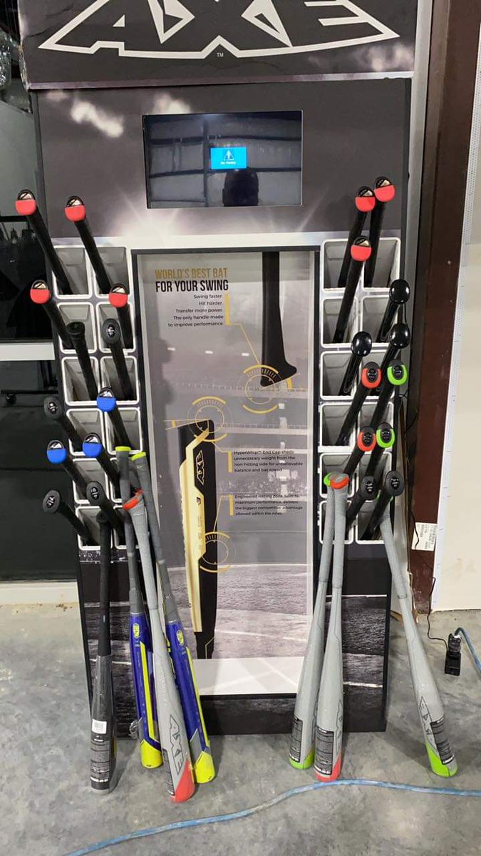 Our Axe baseball and softball bat display is here. Come get your BBCOR &amp; USSSA baseball, softball and adult softball bats now. 
Open 10am everyday at 12005 Portal Road. Lavista, NE