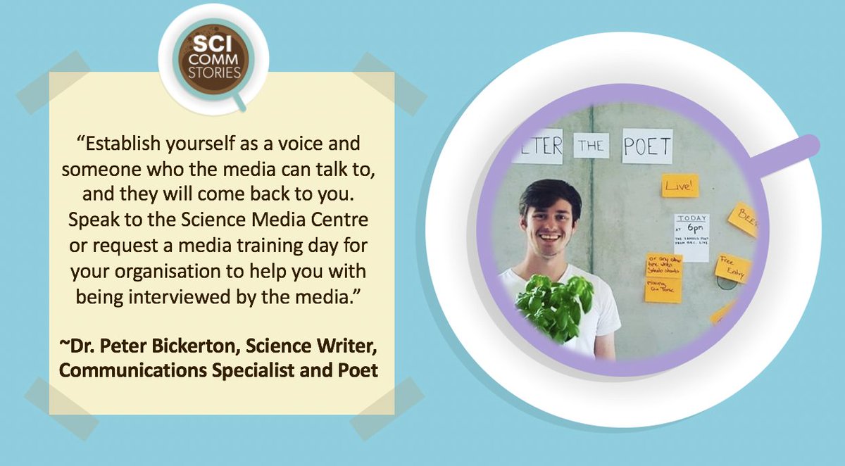 Happy Tuesday's Tips &amp; Tricks. Today we are sharing some tips from the wonderful Dr. Peter Bickerton, <a href="/Juggling_Doctor/">Peter Bickerton</a>, an incredible Science Poet. We loved chatting with you, Peter.

If you want to listen to our episode with Peter, click here: 
scicommstories.com/first-episode-…

#scicomm