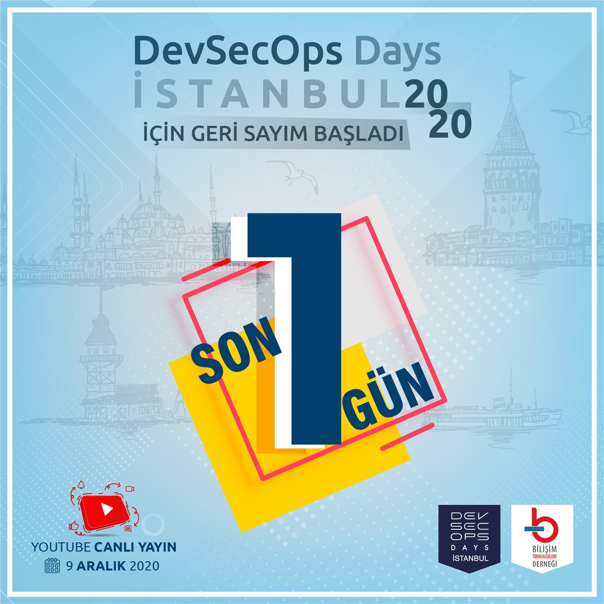 devsecopstr's tweet image. 9 Aralık’ta gerçekleşecek olan DevSecOps Days İstanbul Konferansına son 1 gün

Kayıt için 👉devsecopsistanbul.com/register/

#devops
#devsecops
#devsecopsdays
#devsecopsdaysistanbul