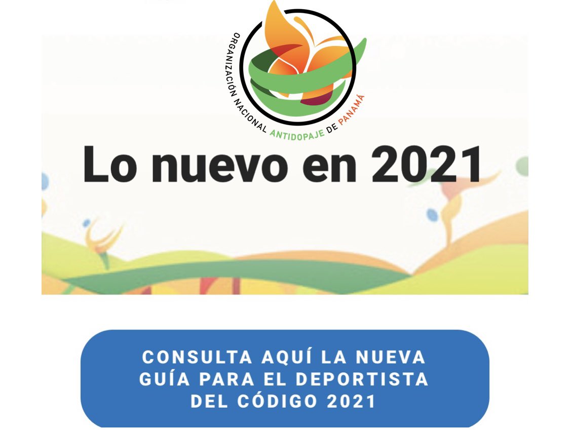 NadoPan's tweet image. Guía del Deportista sobre los cambios significativos del Código 2021 disponible en la web ➡️ onad-pan.org/codigo-2021/ 

#juegolimpio #educacion 
@wada_ama @COlimpicoPanama @coparalimpicop1 @fepafut @fedebop @fedebop