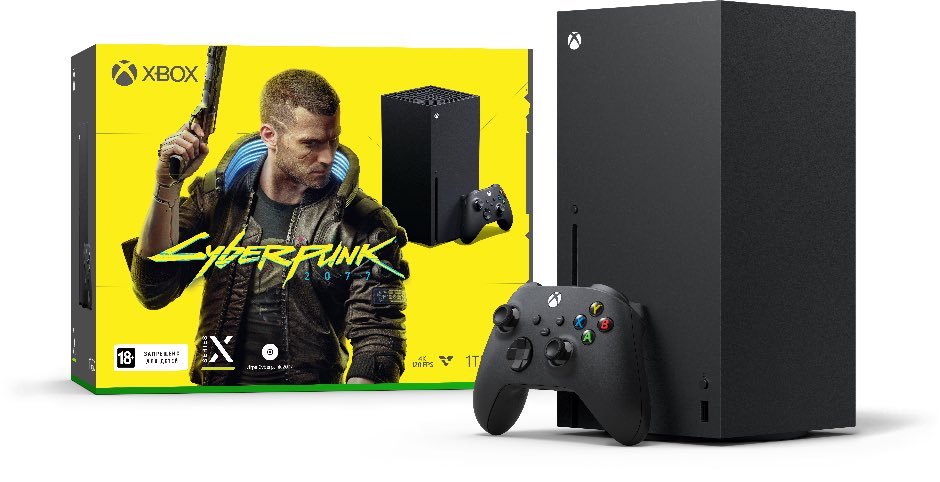 10 декабря в России начнут продавать бандл Xbox Series X с Cyberpunk 2077 за 47 590 рублей
