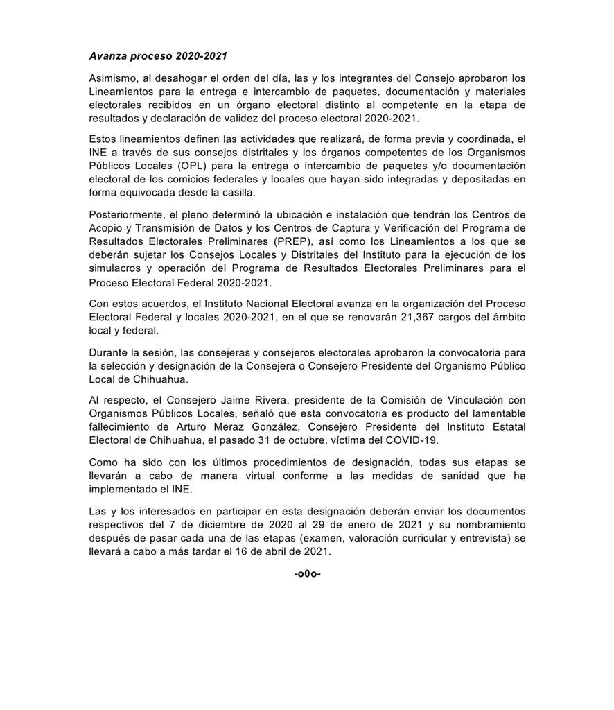 📄 Aprueba <a href="/INEMexico/">@INEMexico</a> modelo de #CasillaÚnica que se instalará en las #Elecciones2021. #30AñosINE bit.ly/3osRDwo
