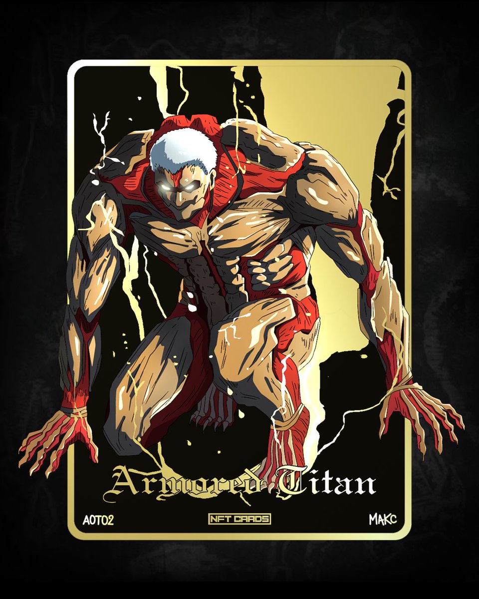 Capture HQ [AOT02] Armored Titan

app.rarible.com/token/0xd07dc4…

#ShingekiNoKyojin #SNK #AttackOnTitan #AOT #進撃の巨人 #ArmoredTitan #NFT #NFTcards #NFTart #Rarible