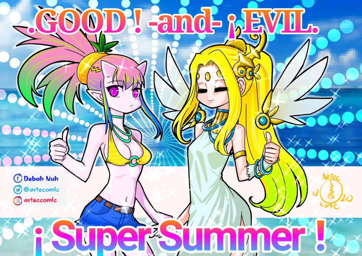 artecomic's tweet photo. el super verano se acerca !
con super calor !
y super cosas...

#SuperSummer
#ArteCcomic
#GOODandEVIL https://t.co/bpejlCLB2C