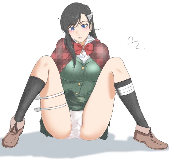 #Burn_The_Witch 
転んでしまいパンツが見えてしまう…のえるちゃん。 