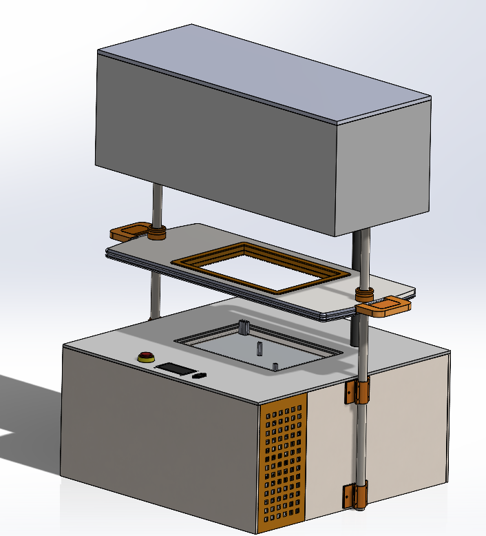 Formagine2020's tweet photo. A complex solution to a complex problem! Don't worry, it's even worse the closer you look at it #vacuumforming #rapidprototyping #engineering #fydp https://t.co/b9dNeIuHr3
